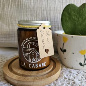 Bougie naturelle: Fleur d'acacia