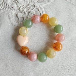 Bracelet coeur captif pêche