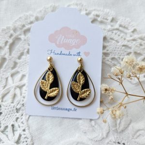 Boucles Gouttes noires