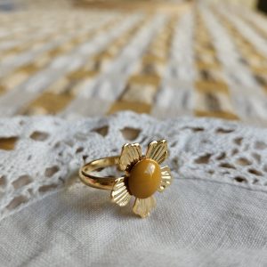 Bague Aurea *jaune moutarde*