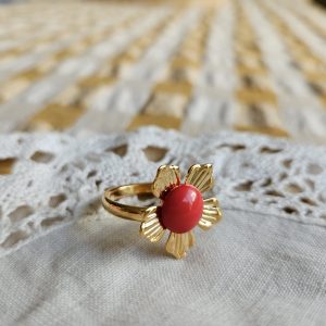 Bague Aurea *rouge clair*
