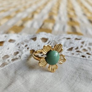 Bague Aurea *vert sauge*