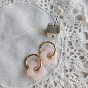 Créoles Stella *rose tendre*