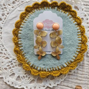 Boucles cascades * rose nude*