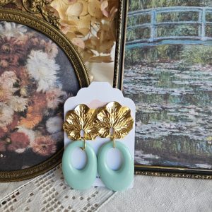 Boucles Nympheas *bleu glacier*