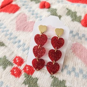 Cascade de coeurs *rouge*