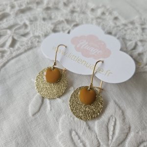 Little  paillettes *jaune moutarde*