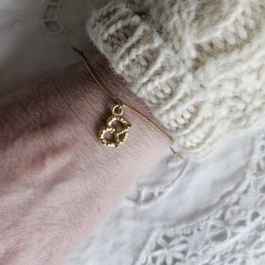 Bracelet bretzel doré