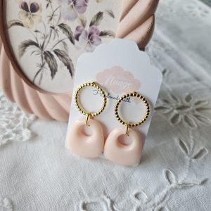 Boucles Sérénité *Rose poudré*