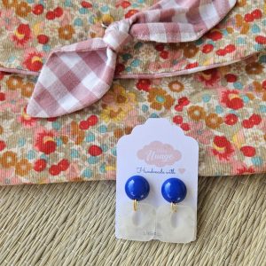 Boucles Dolce Vita *blanc et bleu*